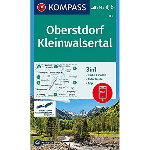 KOMPASS Wanderkarte Oberstdorf,...