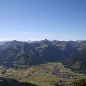 Panoramablick auf Tannheim