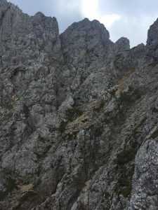 Aufstieg zur Kellenspitze mit Rinne