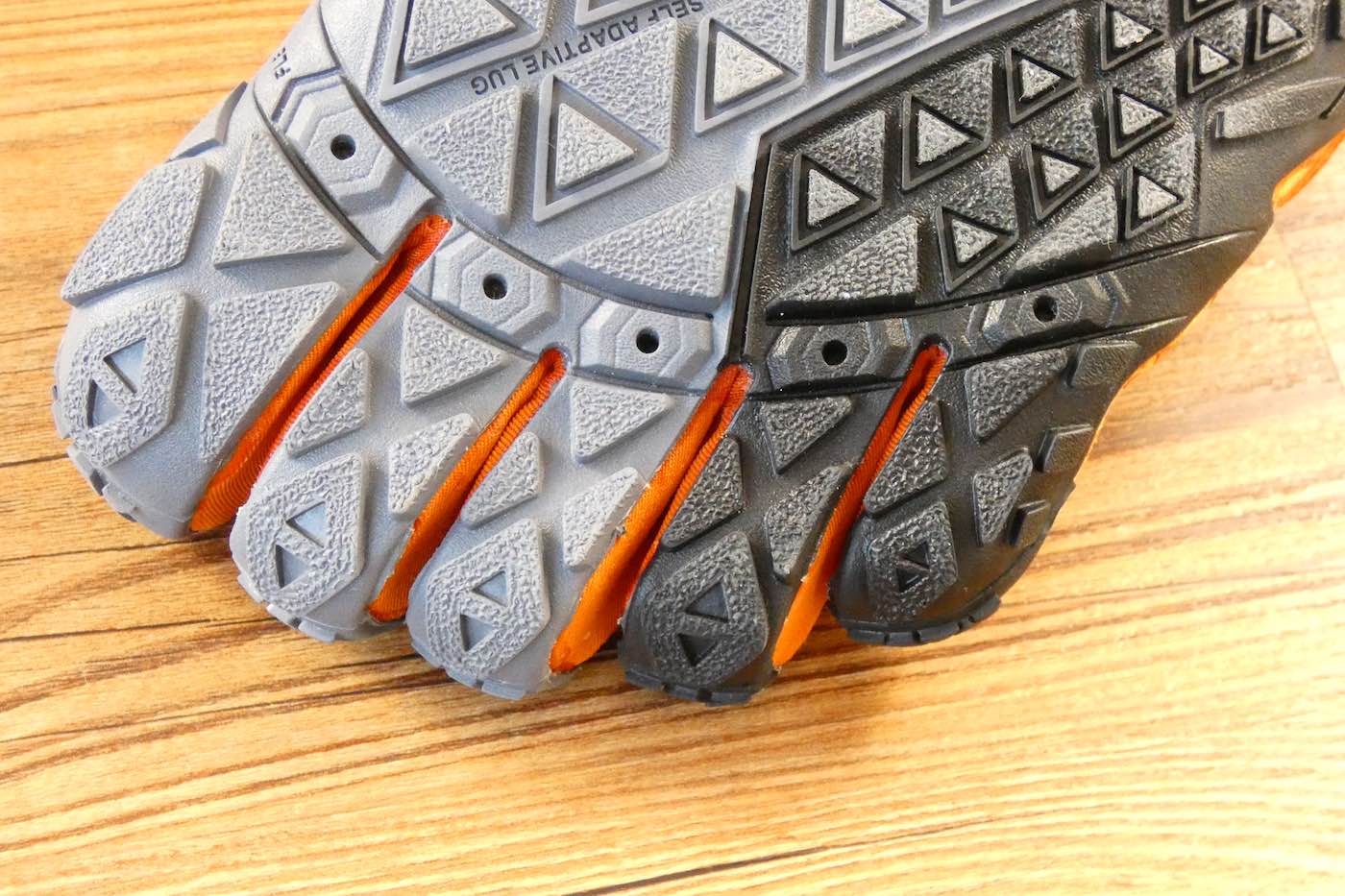 Detailaufnahme Sohle Vibram Fivefingers V-Trail