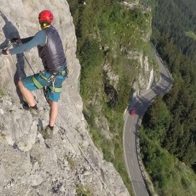 Im Ostrachtaler Klettersteig