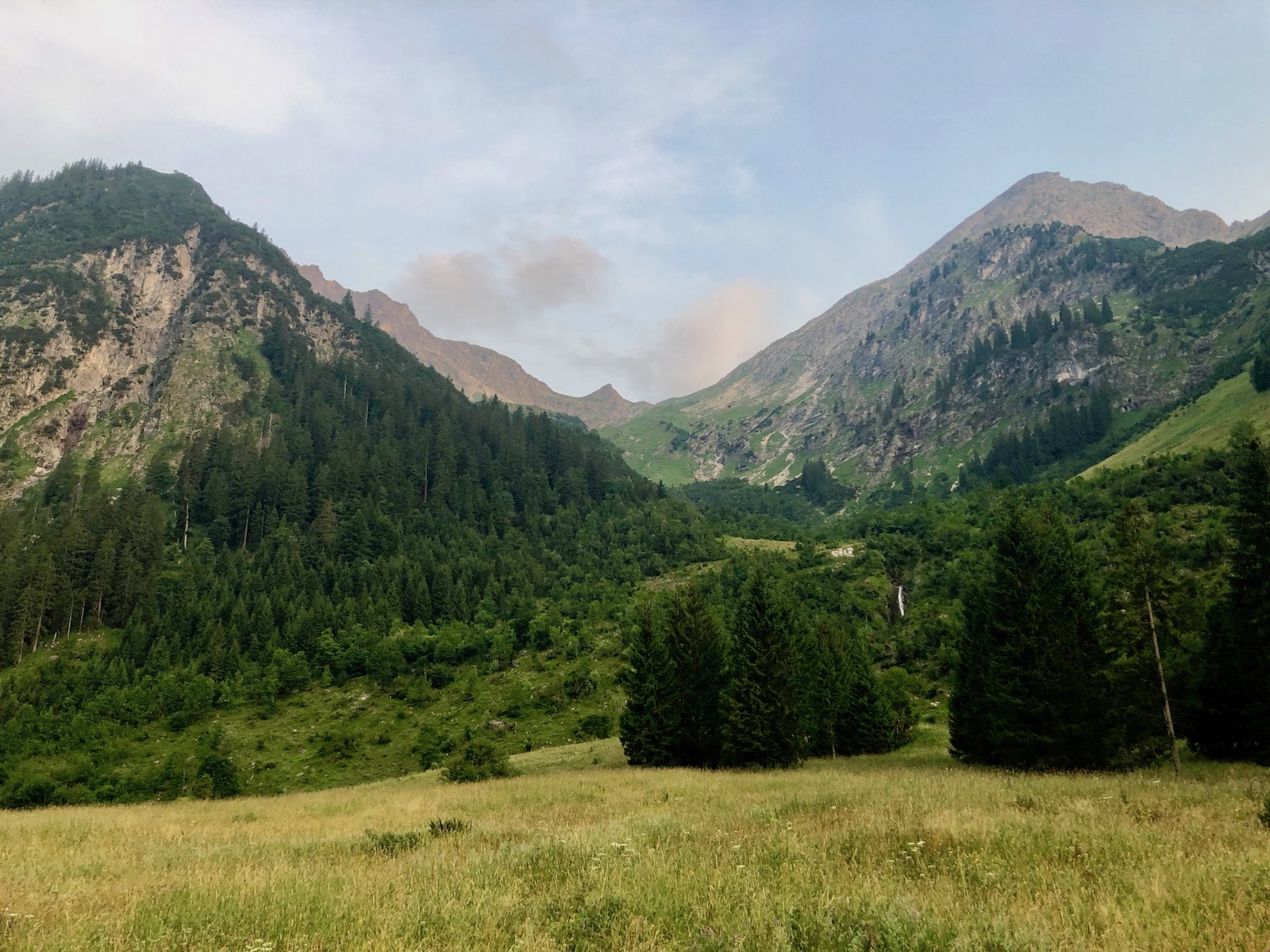 Aufstieg in Richtung Rauhhorn