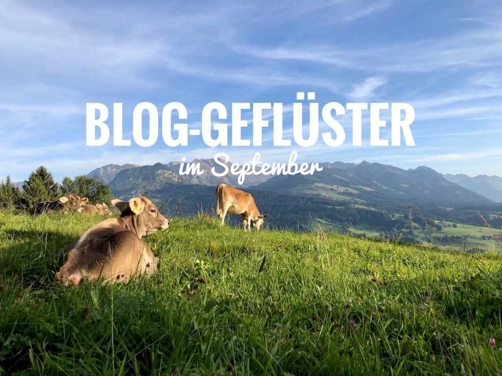 Blog Geflüster im September 2019