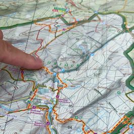 Karte zu den Touren durch den Nationalpark Hunsrück-Hochwald
