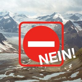 Nein zur Gletscherverbauung Pitztal - Ötztal