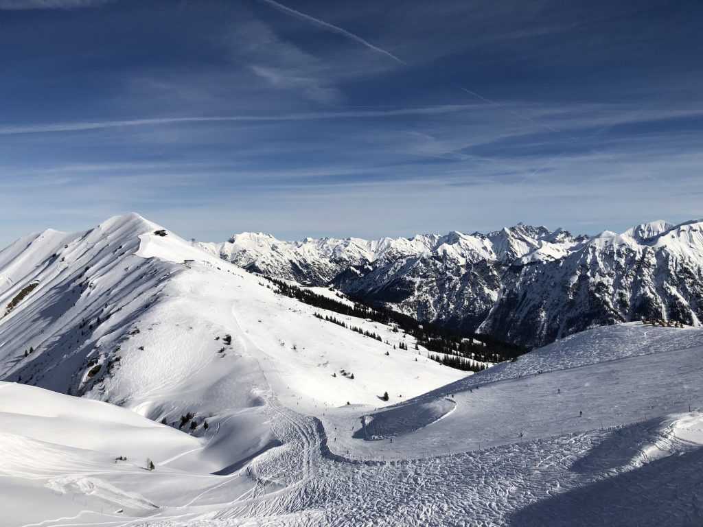 Gipfelpanorama und Pistenspass im Skigebiet Fellhorn-Kanzelwand