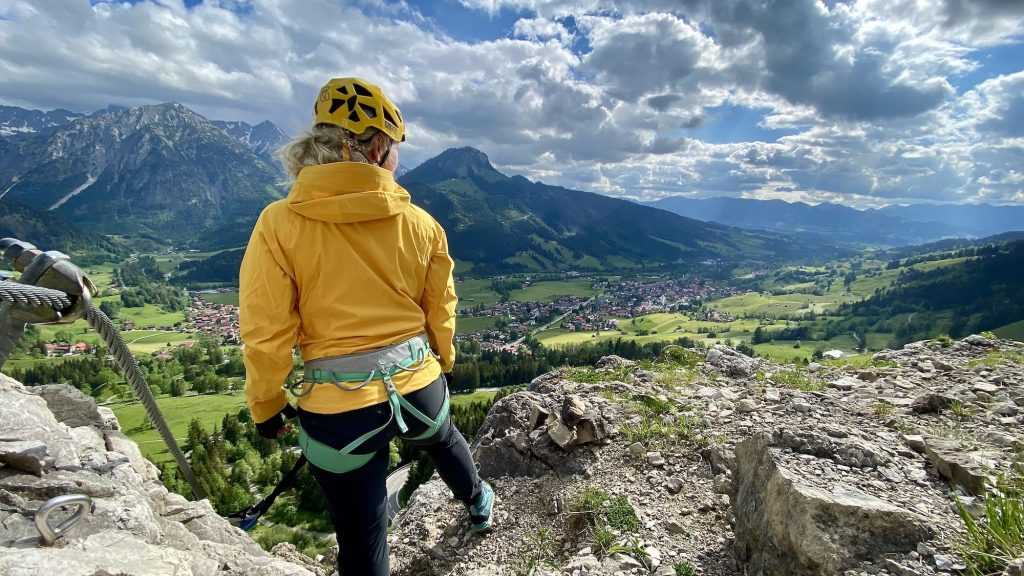 Ostrachtaler Klettersteig - Talnaher Klettersteig Bei Bad Hindelang, Allgäu