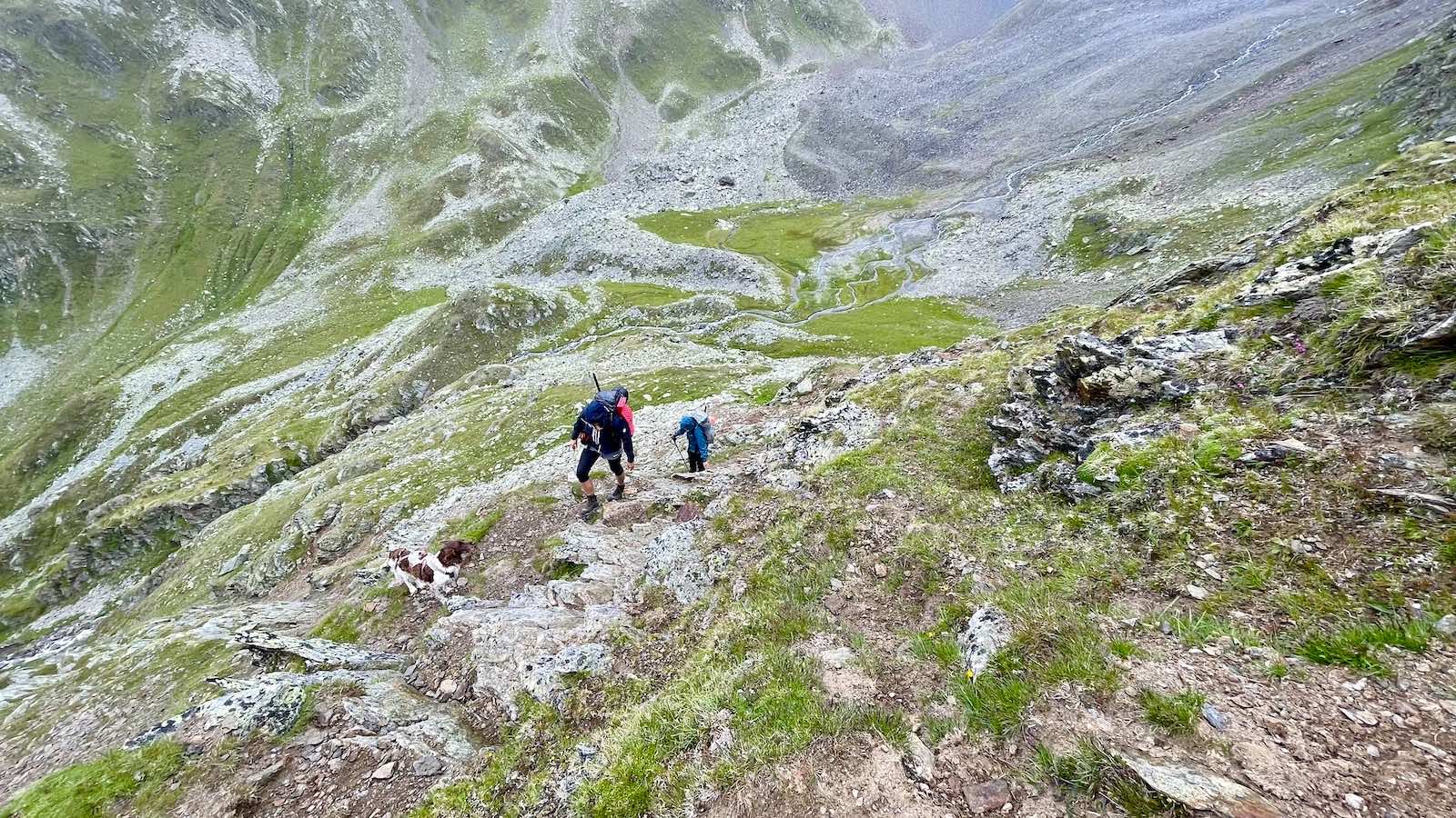 Aufstieg vom Warenbach zum Fräulaskofel