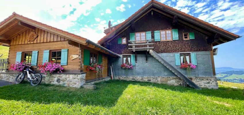 Die Höfle Alpe ist auch bei Mountainbikern beliebt