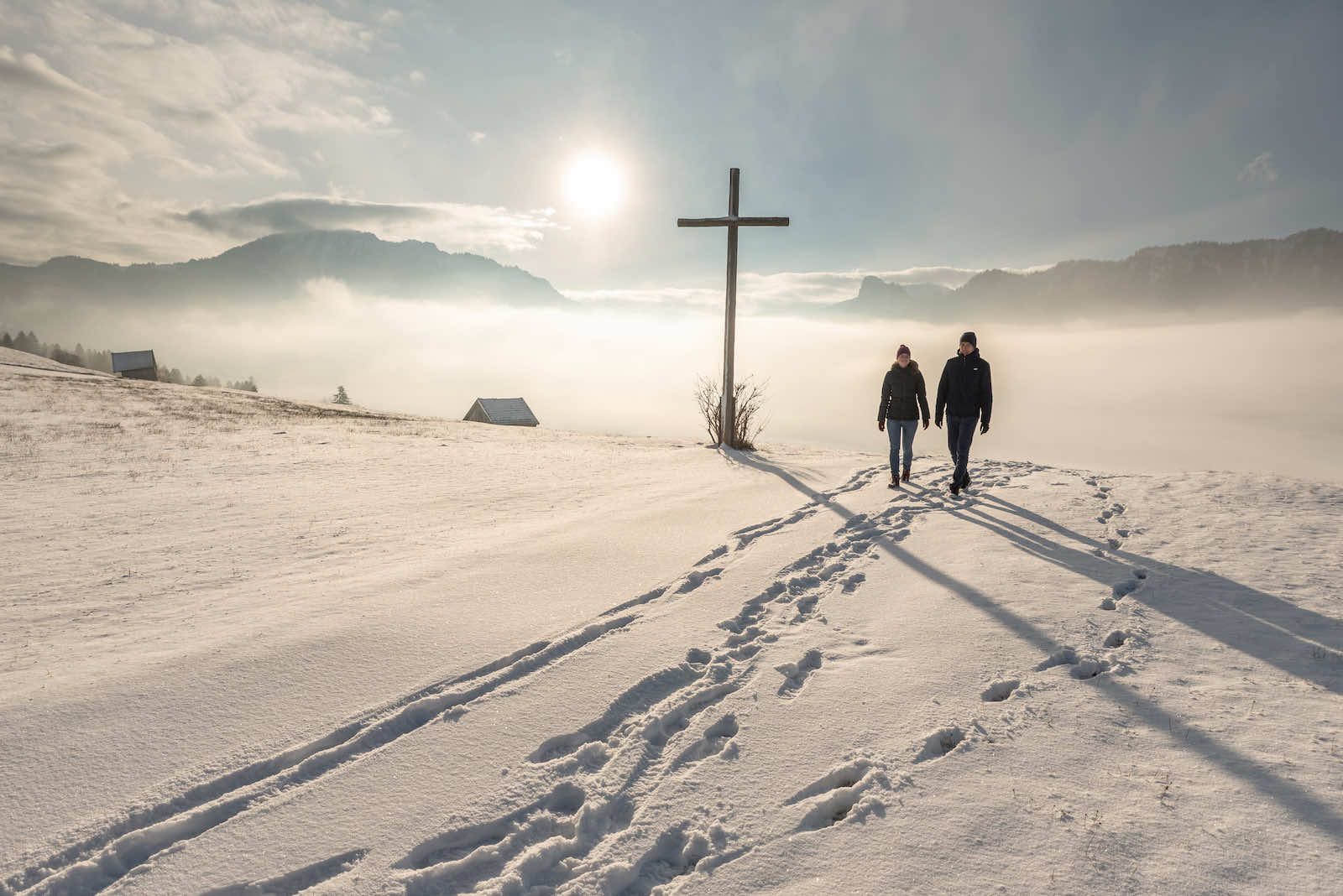 Winterwandern in den Ammergauer Alpen - Bild ©Ammergauer Alpen GmbH, Simon Bauer