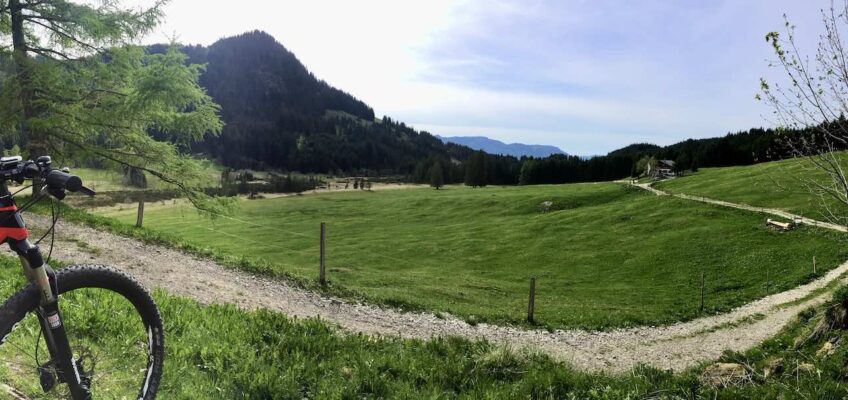 Der Weg nach der Strausberg Alpe