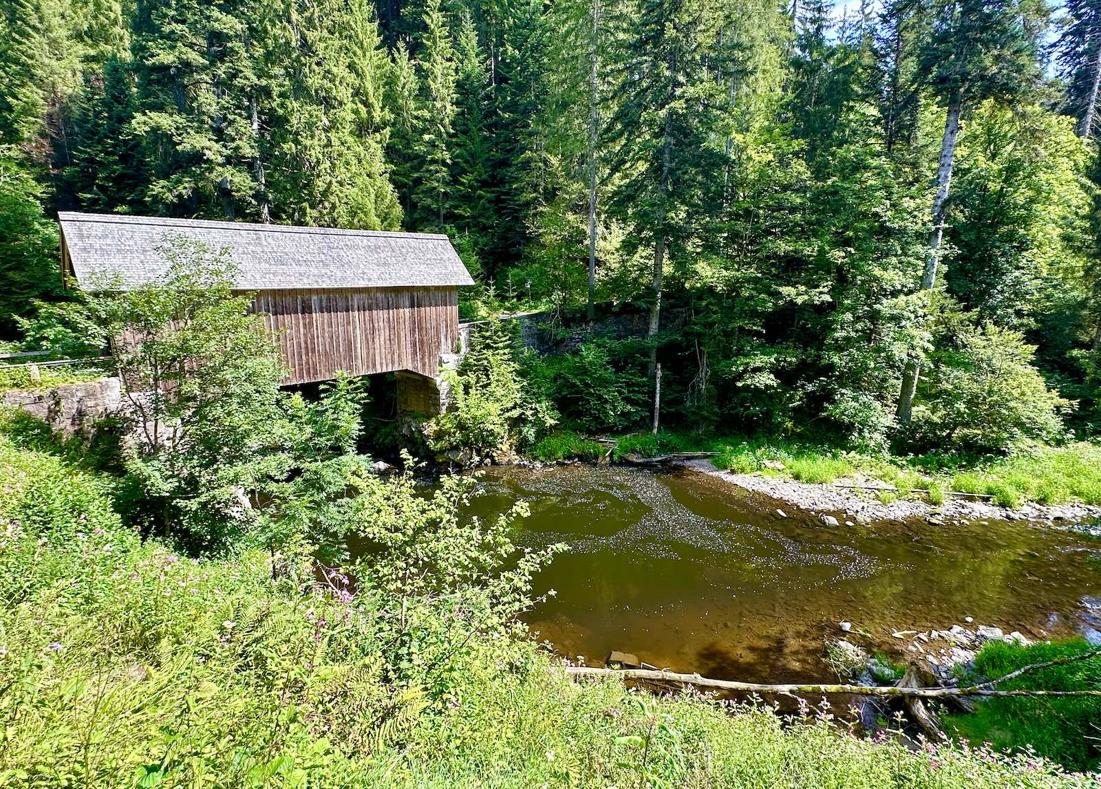 An der Wutach - hier ist schieben angesagt