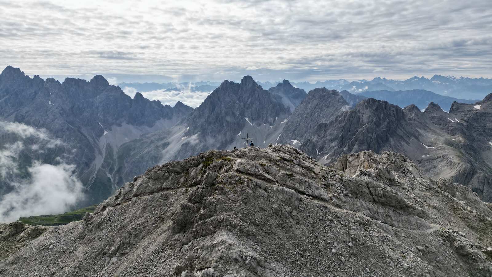 Die Kogelseespitze von Nord nach Süd gesehen