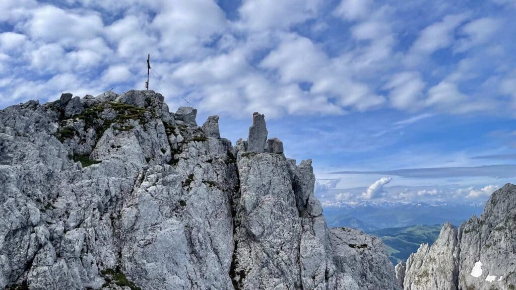 Hintere Goinger Halt Gipfelkreuz