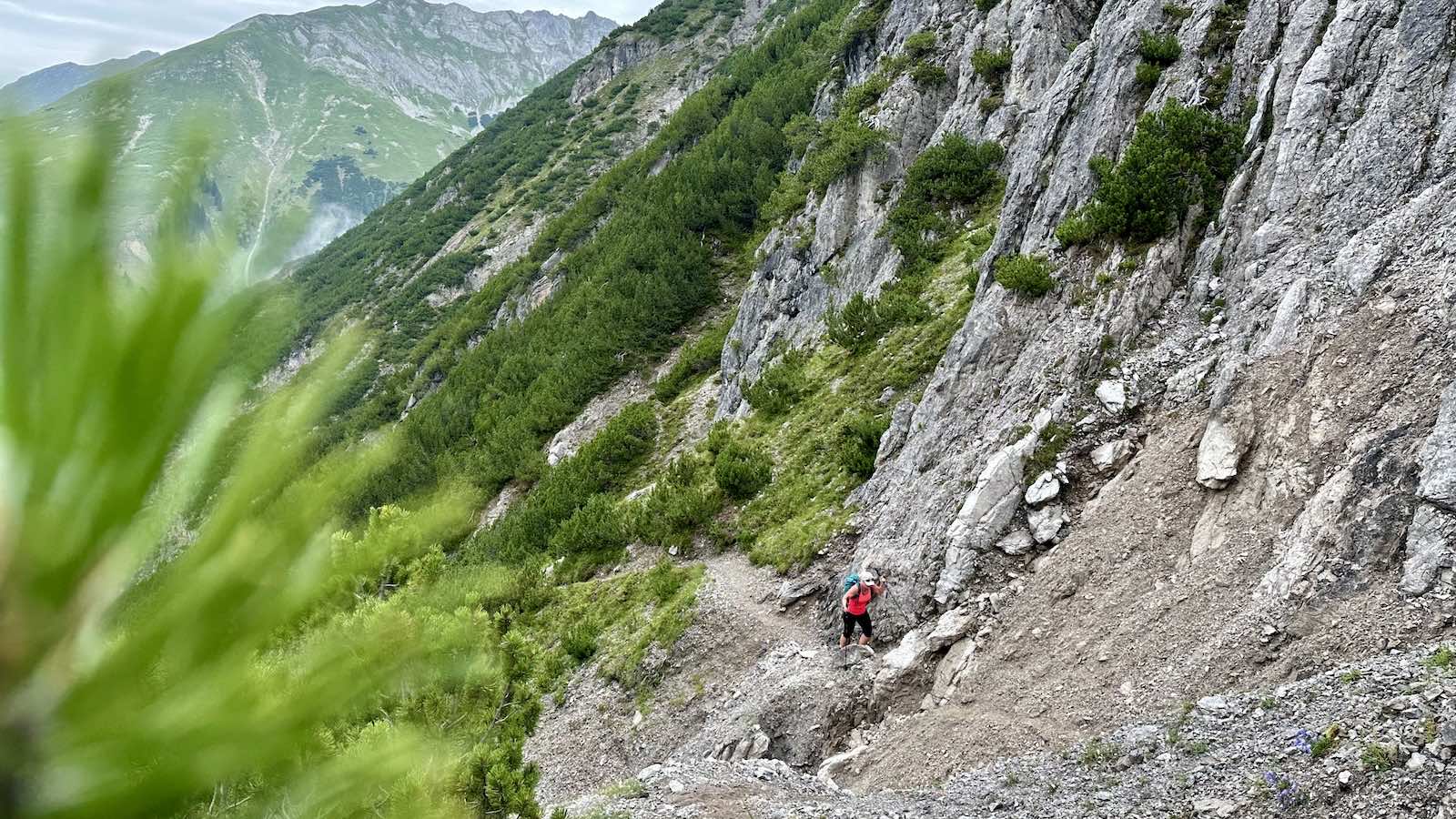 Schotterrinnen kurz vor dem Kogelsee