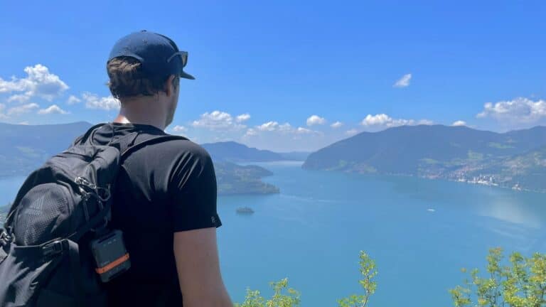 Beeindruckender Ausblick auf den Lago d'Iseo