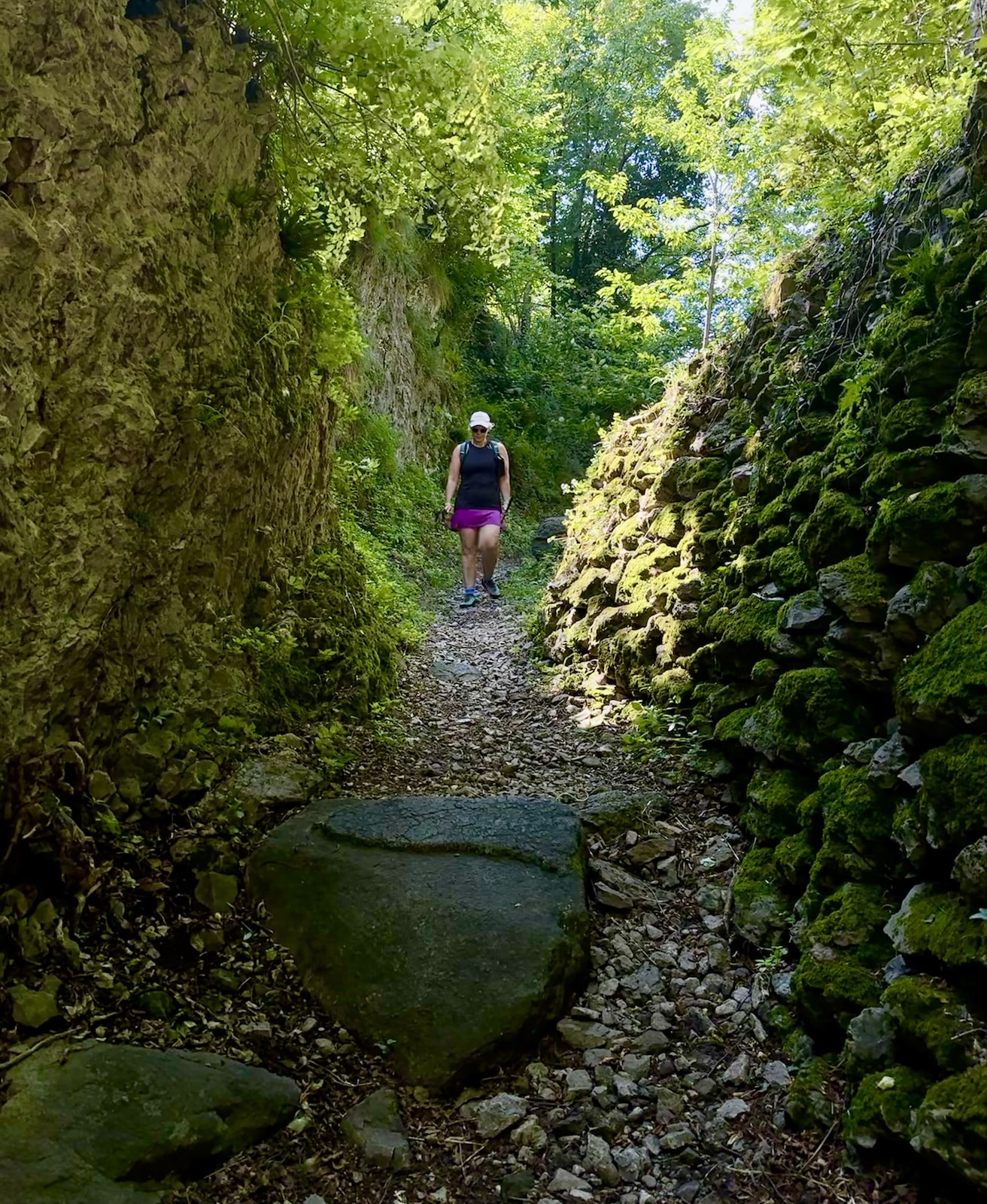 Der Weg bei Colpiano