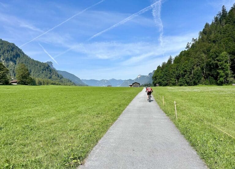 Fahrt in Richtung Vils