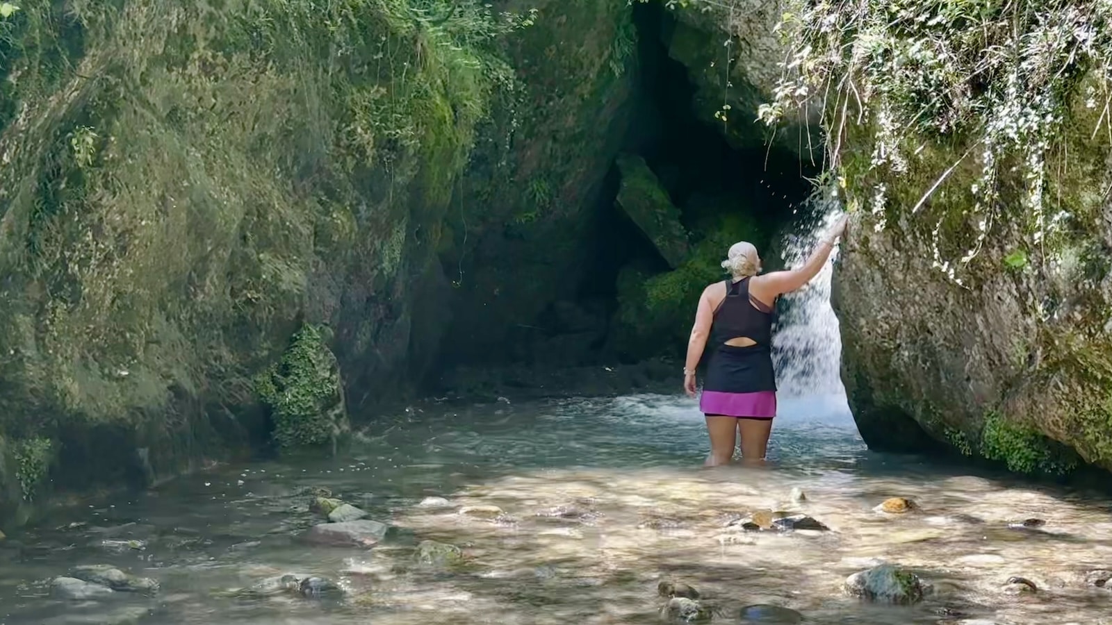 Willkommene Erfrischung im Torrente Bagnadore